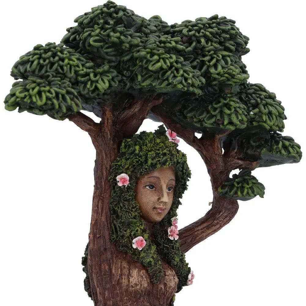 12" Ent Lady Ash Tree Polyresin Statue