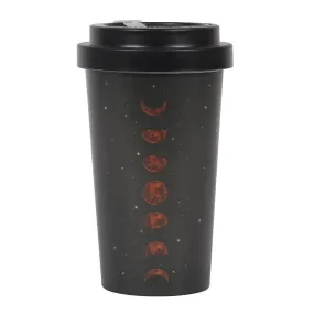 13.5 oz Bamboo Travel Mug with Sleeve - Moon Phases