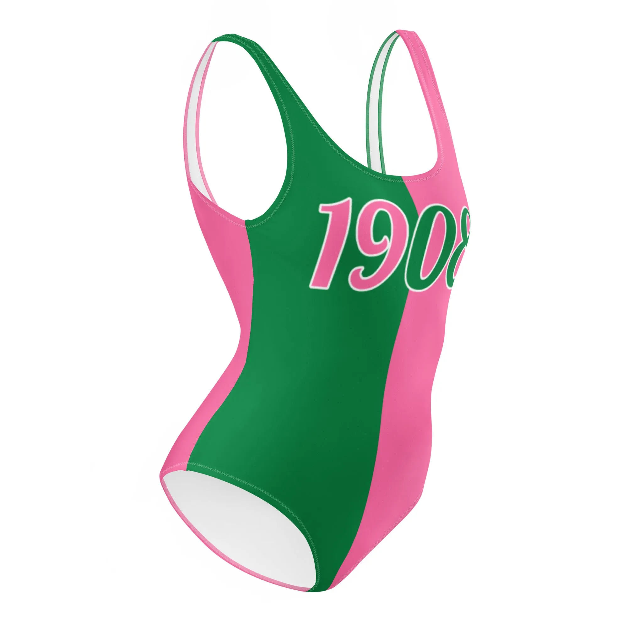 2-Toned 1908 One-Piece Swimsuit