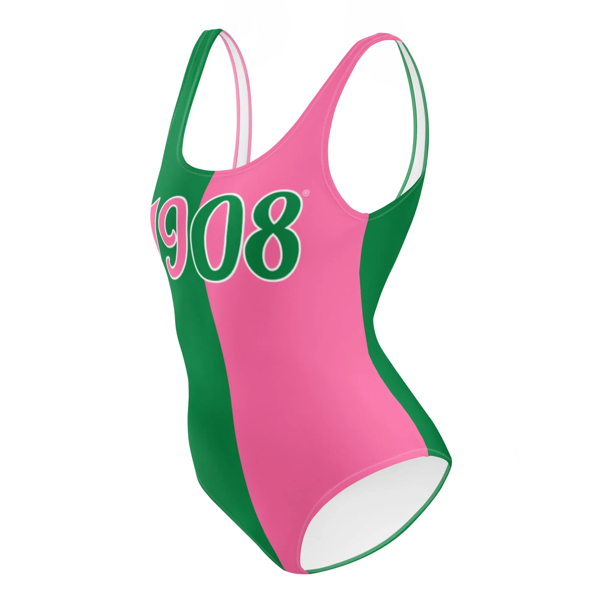 2-Toned 1908 One-Piece Swimsuit