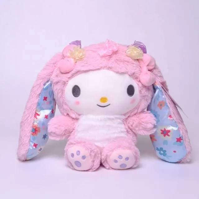 23cm Cartoon Stuffed Animals Kuromi My Melody Cinnamoroll Plush Toy Anime Kawaii Cute Soft Plushie Appease Girls Doll Toys Gifts