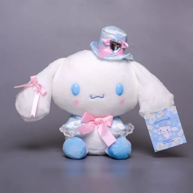 23cm Cartoon Stuffed Animals Kuromi My Melody Cinnamoroll Plush Toy Anime Kawaii Cute Soft Plushie Appease Girls Doll Toys Gifts