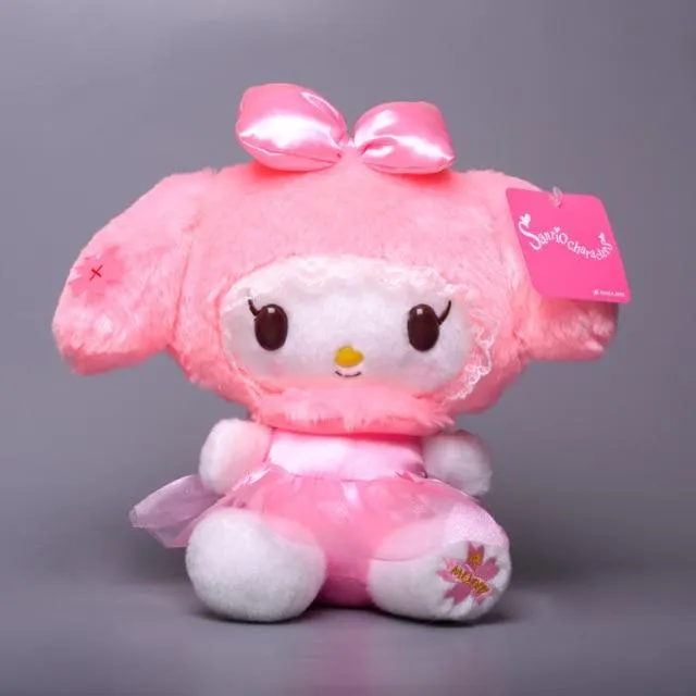 23cm Cartoon Stuffed Animals Kuromi My Melody Cinnamoroll Plush Toy Anime Kawaii Cute Soft Plushie Appease Girls Doll Toys Gifts