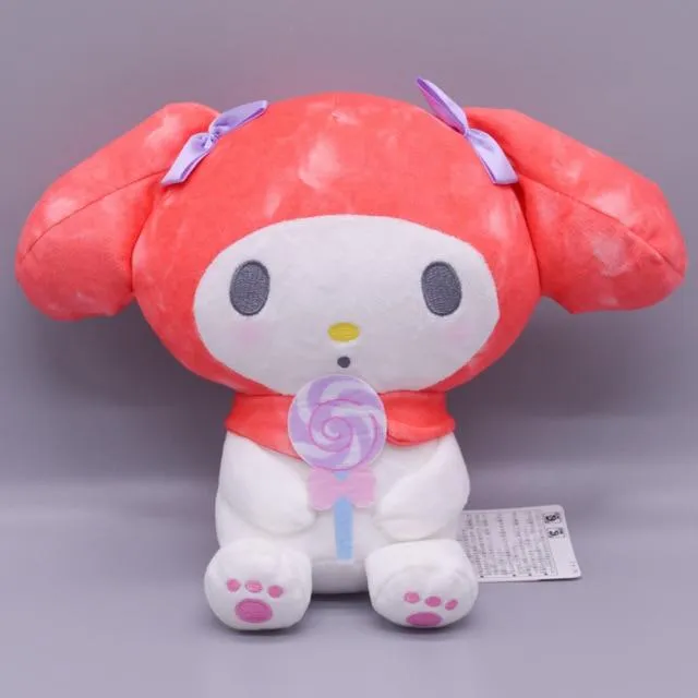 23cm Cartoon Stuffed Animals Kuromi My Melody Cinnamoroll Plush Toy Anime Kawaii Cute Soft Plushie Appease Girls Doll Toys Gifts