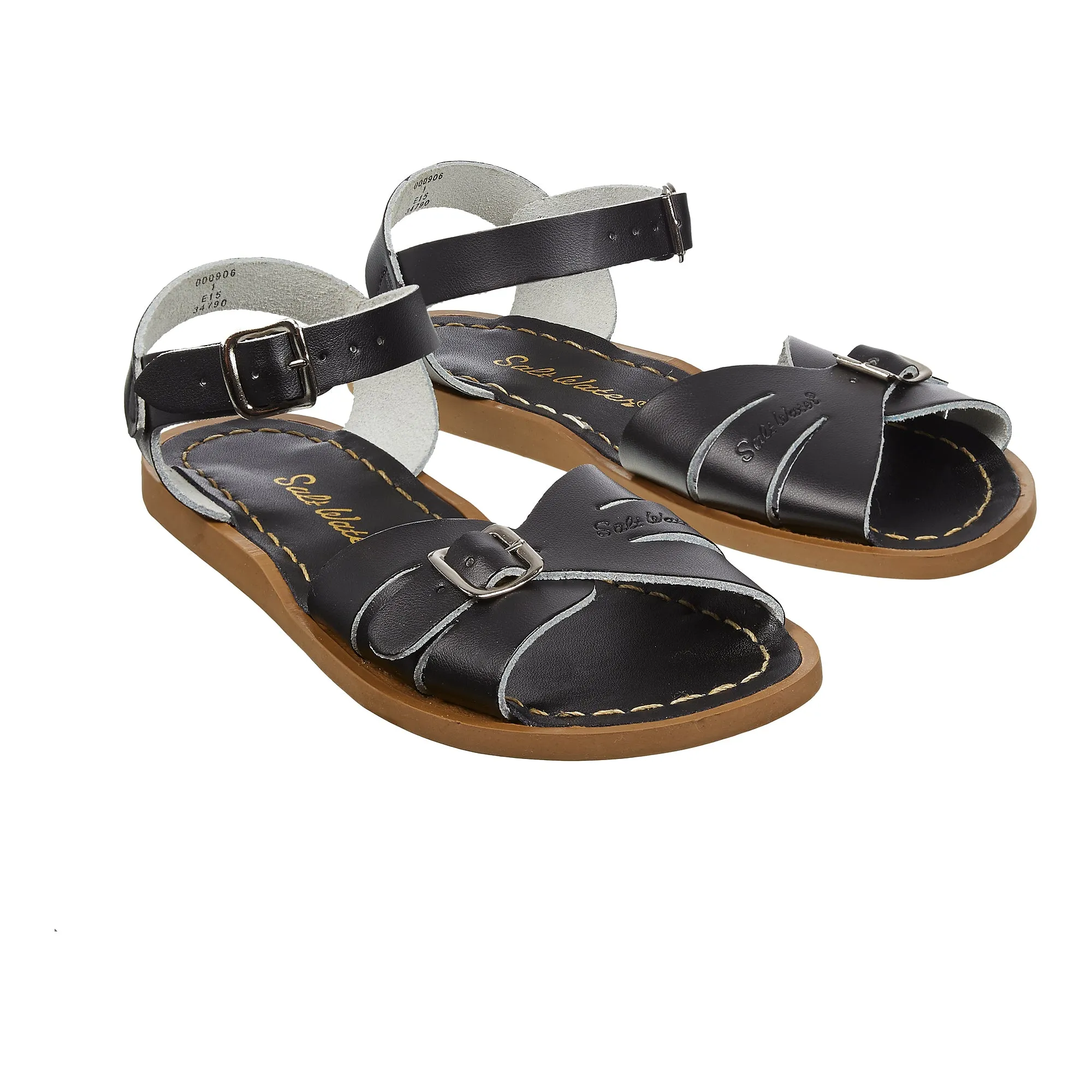 (906) Salt-Water Sandal Classic - BLACK (adult)