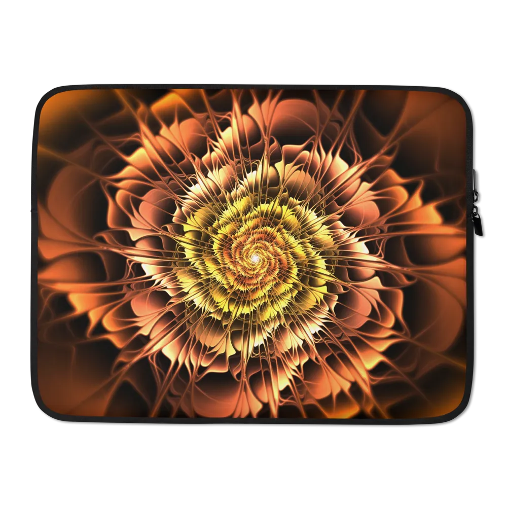 Abstract Flower 01 Laptop Sleeve