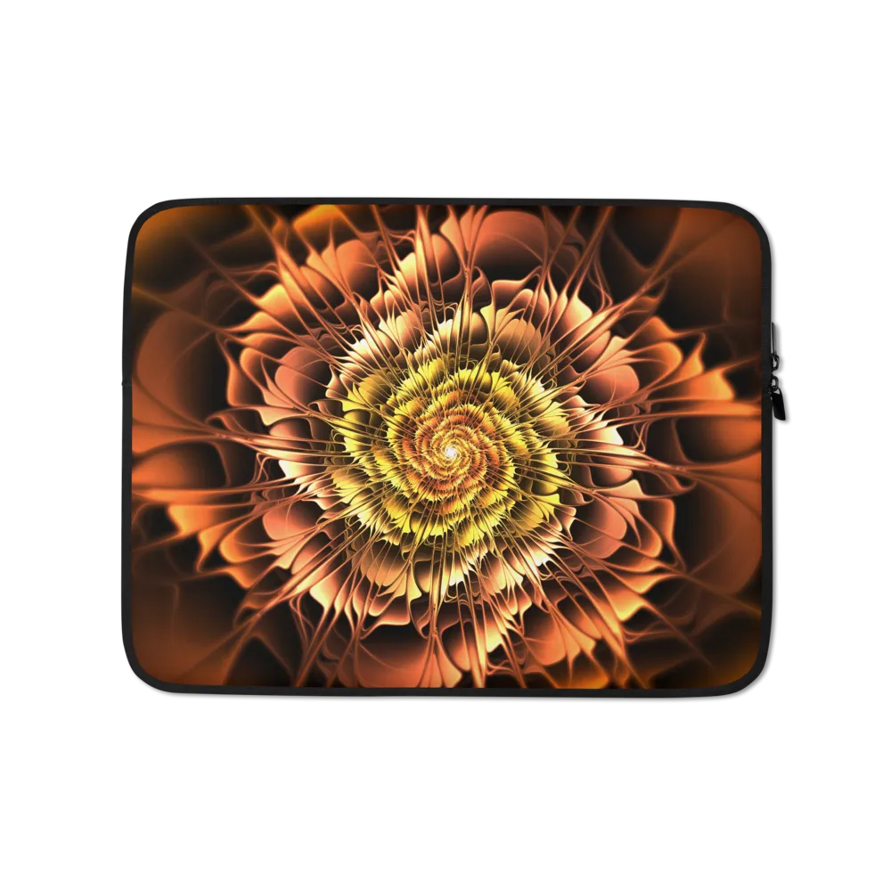 Abstract Flower 01 Laptop Sleeve