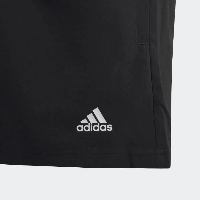 ADIDAS JUNIOR ESSENTIALS SMALL LOGO CHELSEA BLACK SHORTS