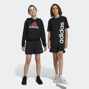 ADIDAS JUNIOR ESSENTIALS SMALL LOGO CHELSEA BLACK SHORTS