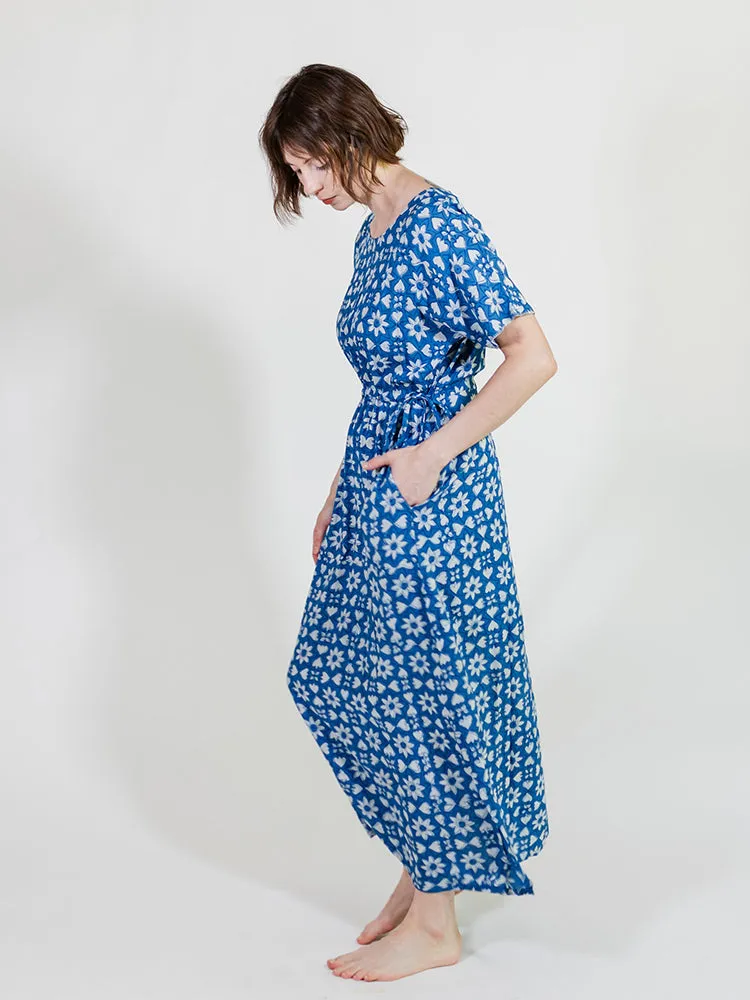 Aimee Maxi Dress - Indigo Heart Floral