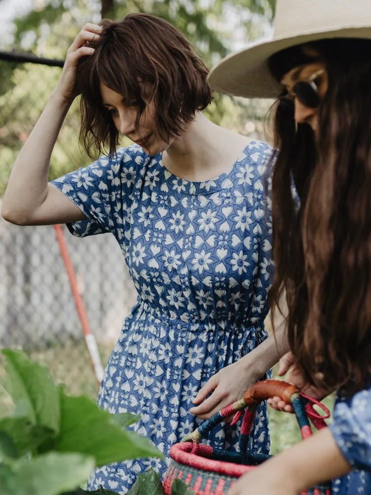 Aimee Maxi Dress - Indigo Heart Floral