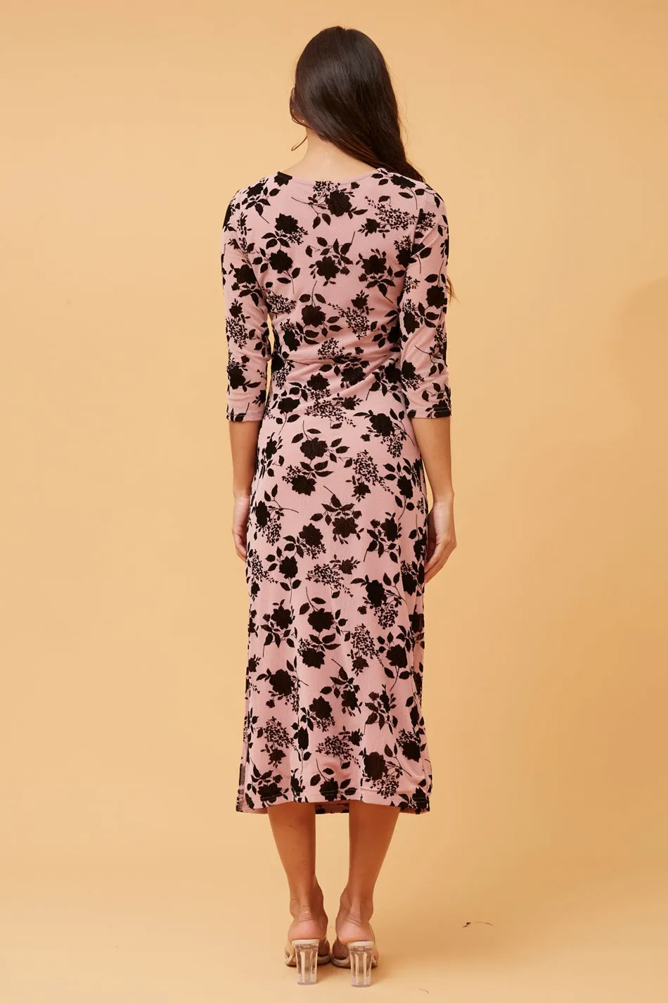 AINSLEY FLORAL MIDI DRESS