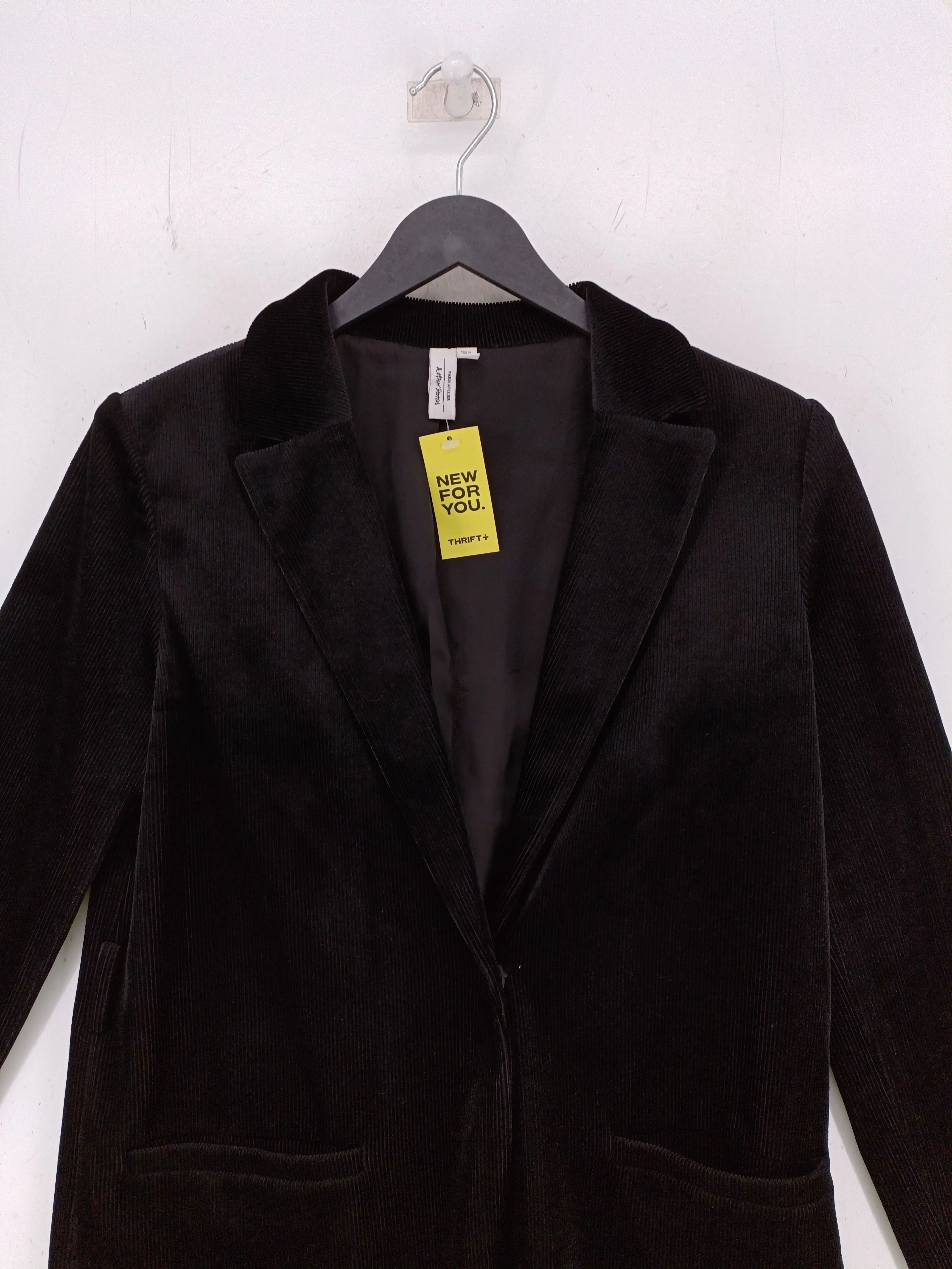 & Other Stories Women's Blazer UK 6 Black Polyamide with Elastane