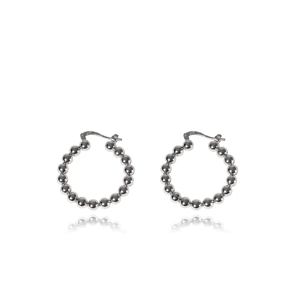 Anna Silver Hoops