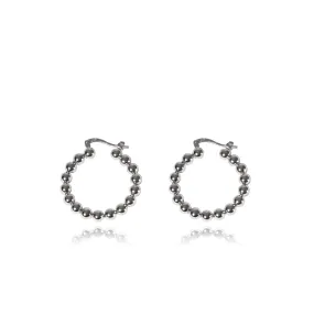 Anna Silver Hoops