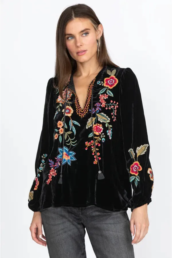 Ardel Velvet Relaxed Blouse