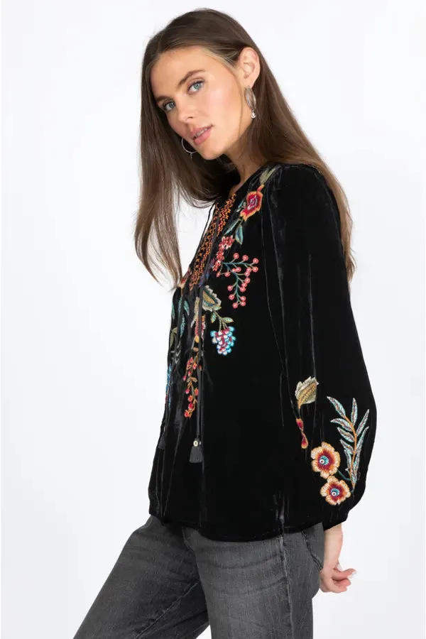 Ardel Velvet Relaxed Blouse