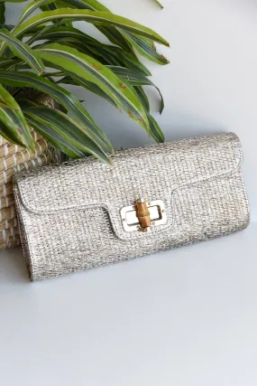 BAMBOO CLUTCH -GOLD