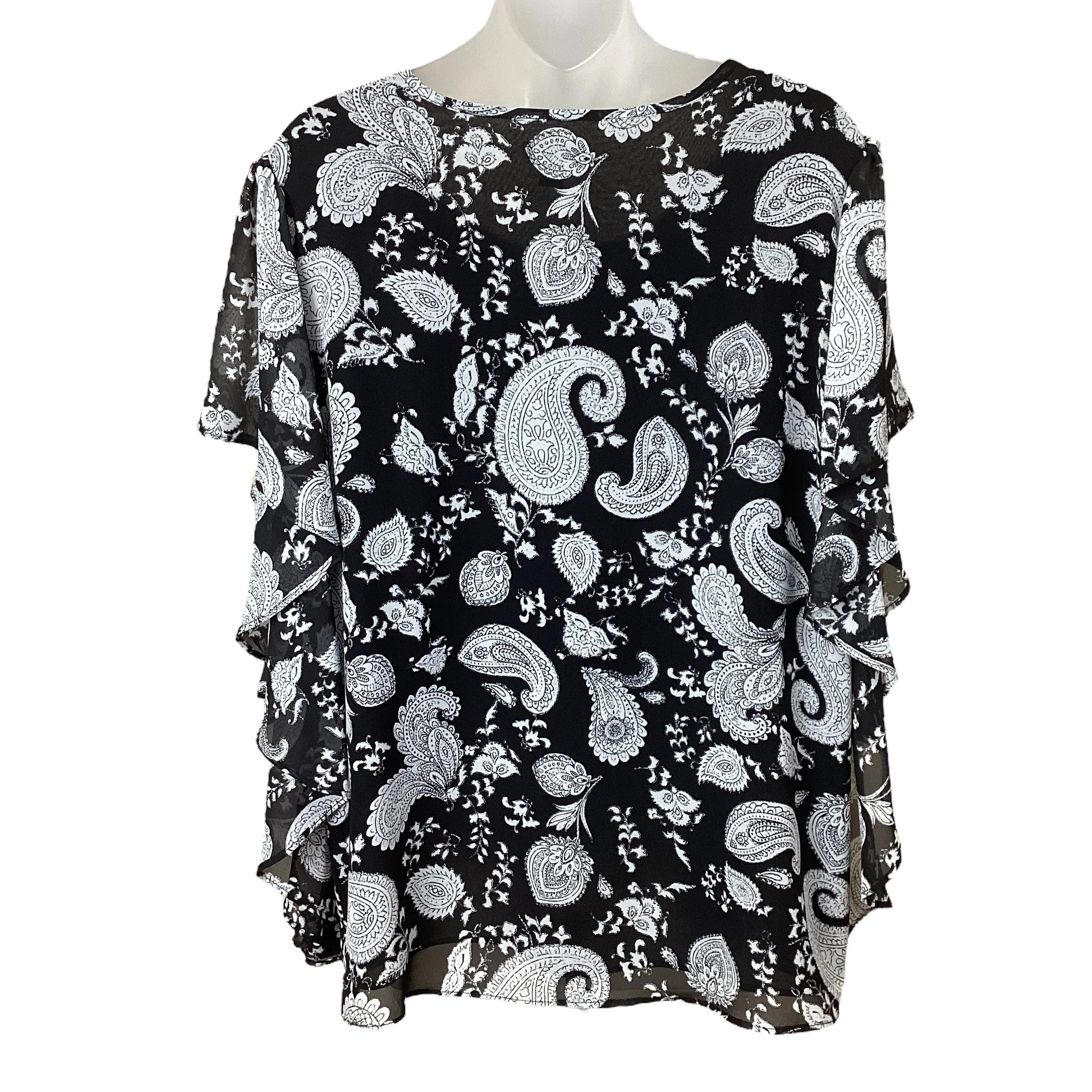 Blouse Short Sleeve By Clothes Mentor  Size: Xl