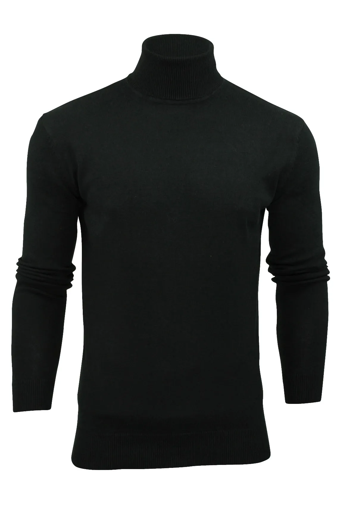 Brave Soul Mens Polo Roll Neck Jumper Hume