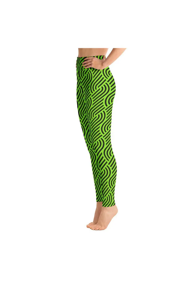 Bright Green Yoga Leggings