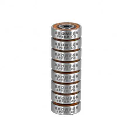 Bronson Speed Co. G3 Skateboard Bearings 8 Pack