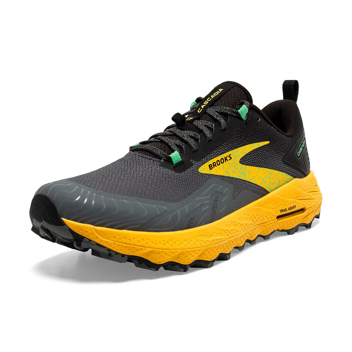 Brooks Cascadia 17 Mens | Lemon Chrome/sedona Sage