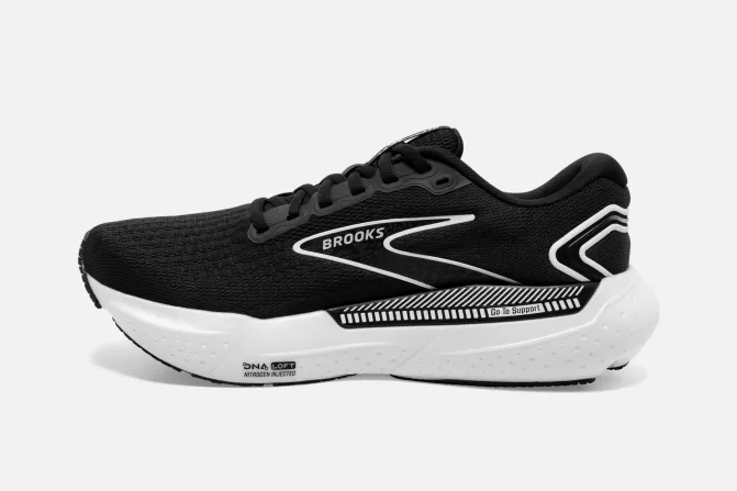 Brooks Glycerin GTS 21 (D Width) - Black/Grey/White (Womens)