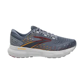 Brooks Men's Glycerin 20 Road Running Shoes - Grey/Chili Oil/ Orange