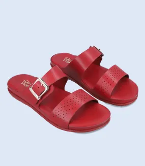 BW7066-MAROON-Women Comfort Slipper