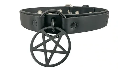 Classic Goth Black Collar