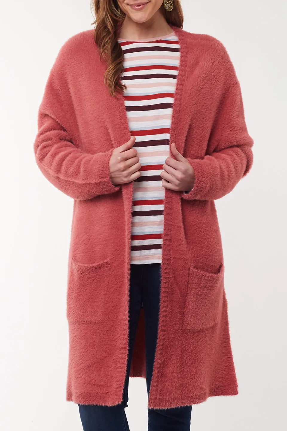 Comfort Deep Rose Cardi