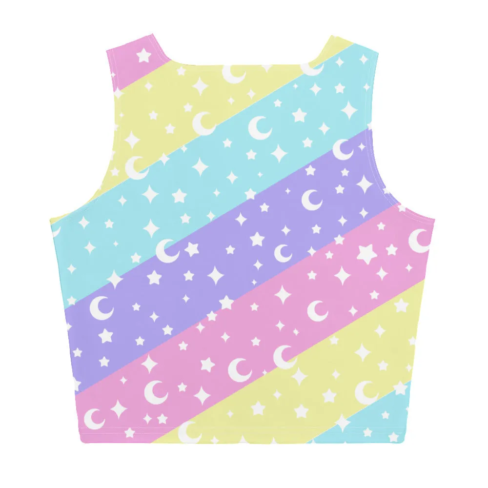 Cosmic Rainbow Crop Top