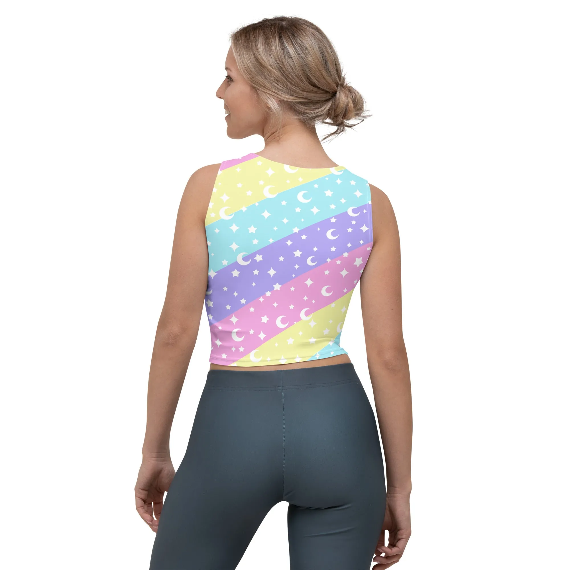 Cosmic Rainbow Crop Top