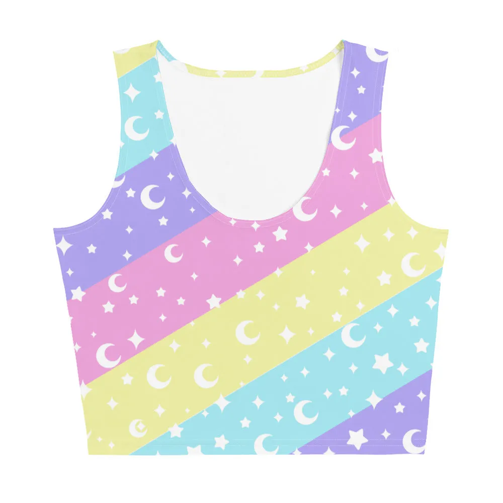 Cosmic Rainbow Crop Top