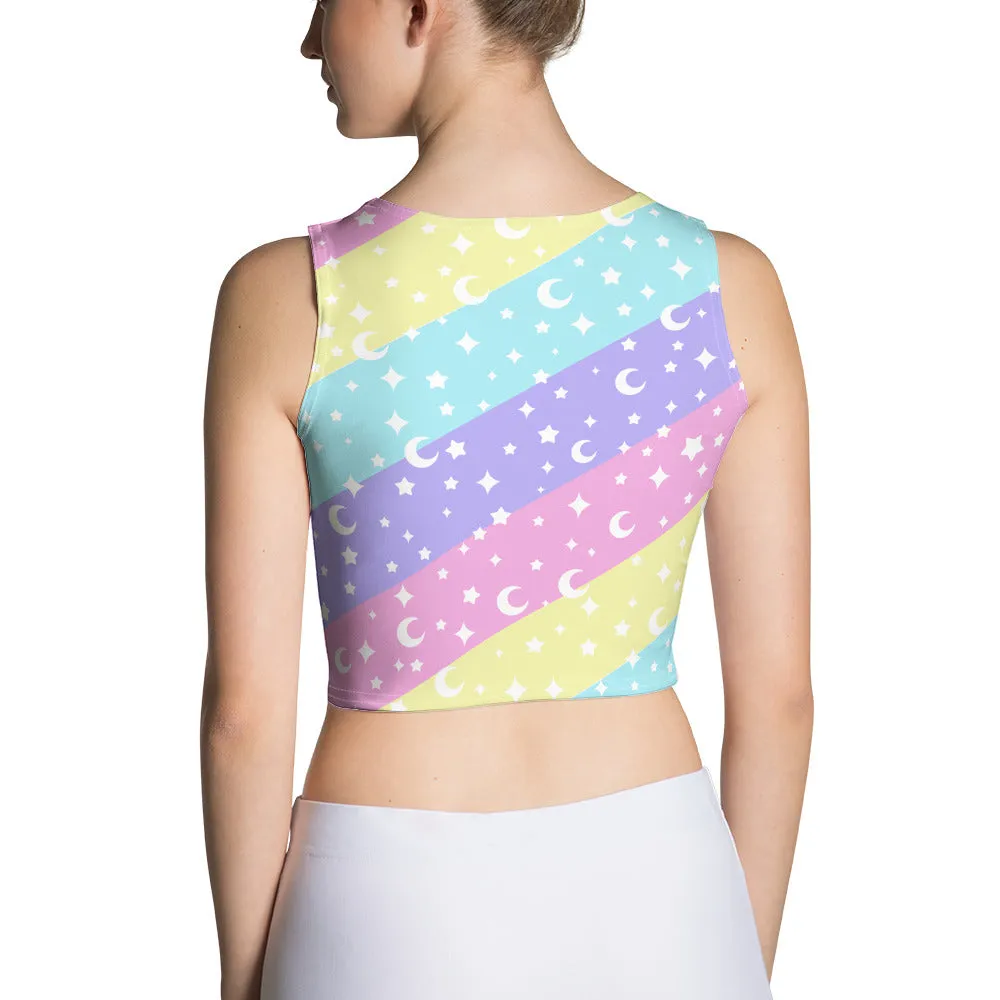 Cosmic Rainbow Crop Top