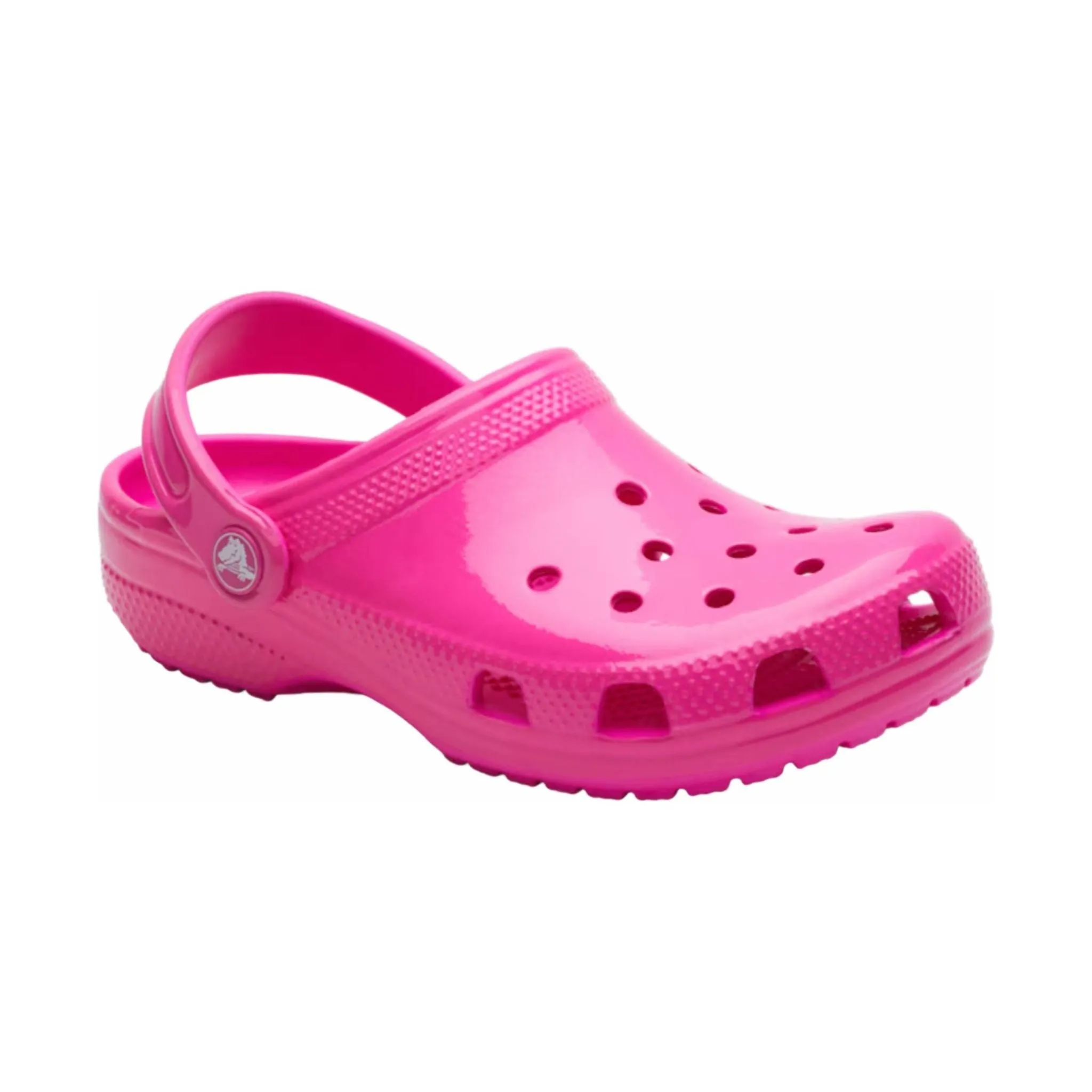 Crocs Kids' Classic Neon Highlighter Clog - Pink Crush