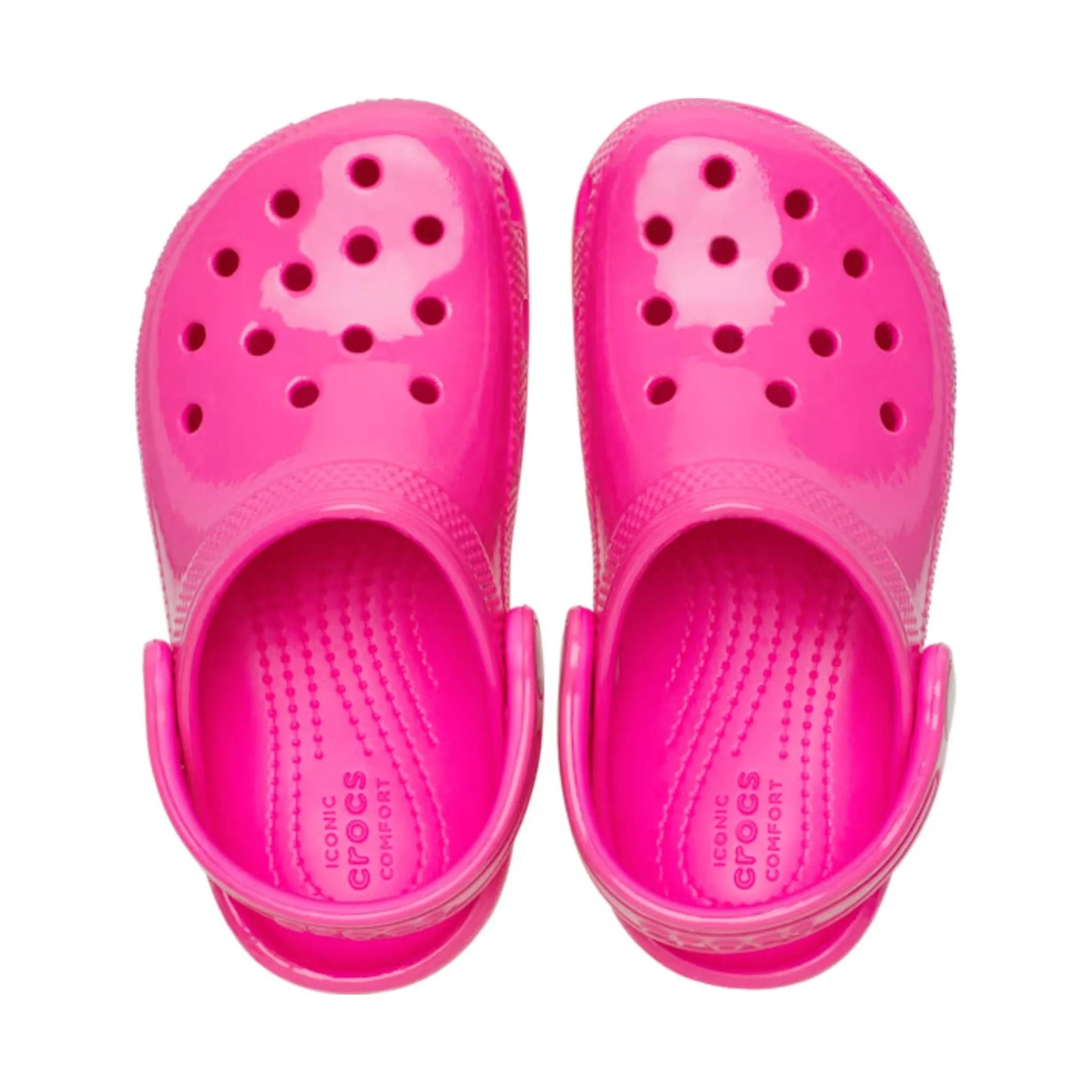 Crocs Kids' Classic Neon Highlighter Clog - Pink Crush