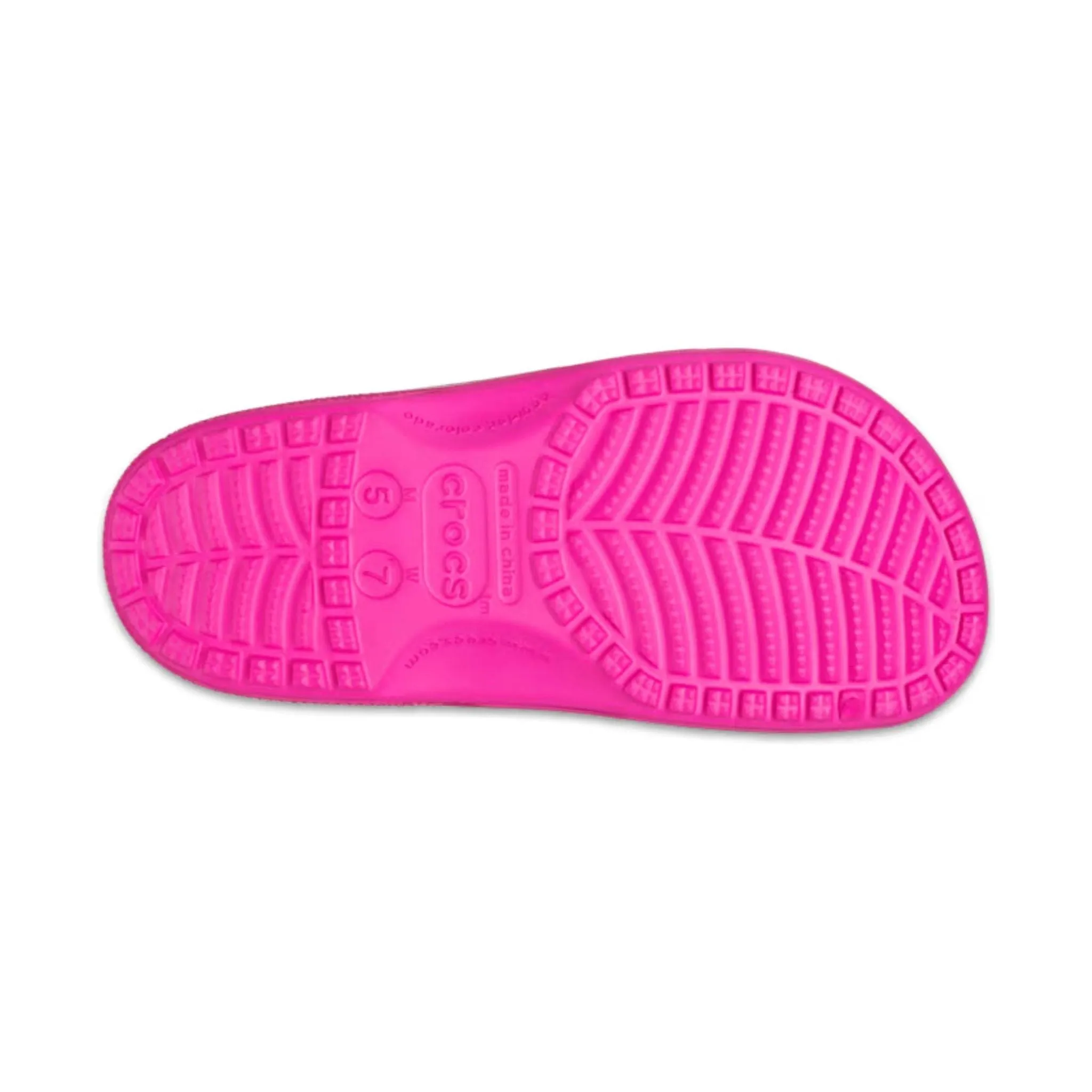 Crocs Kids' Classic Neon Highlighter Clog - Pink Crush