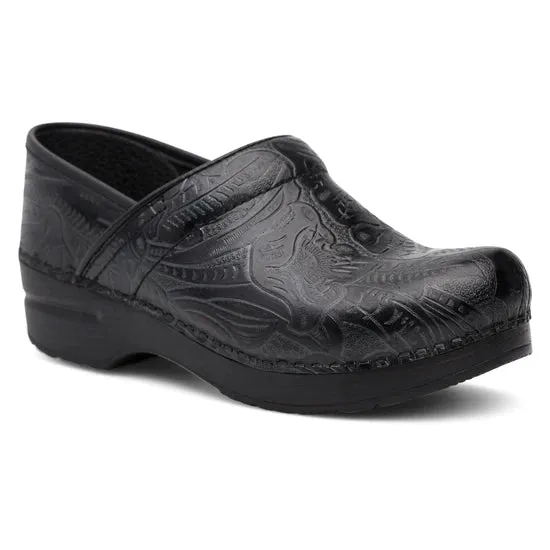 Dansko Women's Professional Clog - Black Tooled