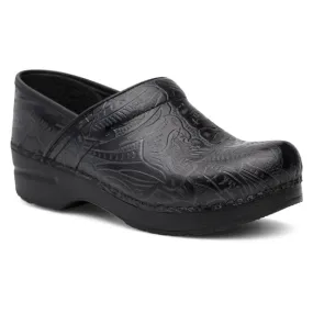 Dansko Women's Professional Clog - Black Tooled