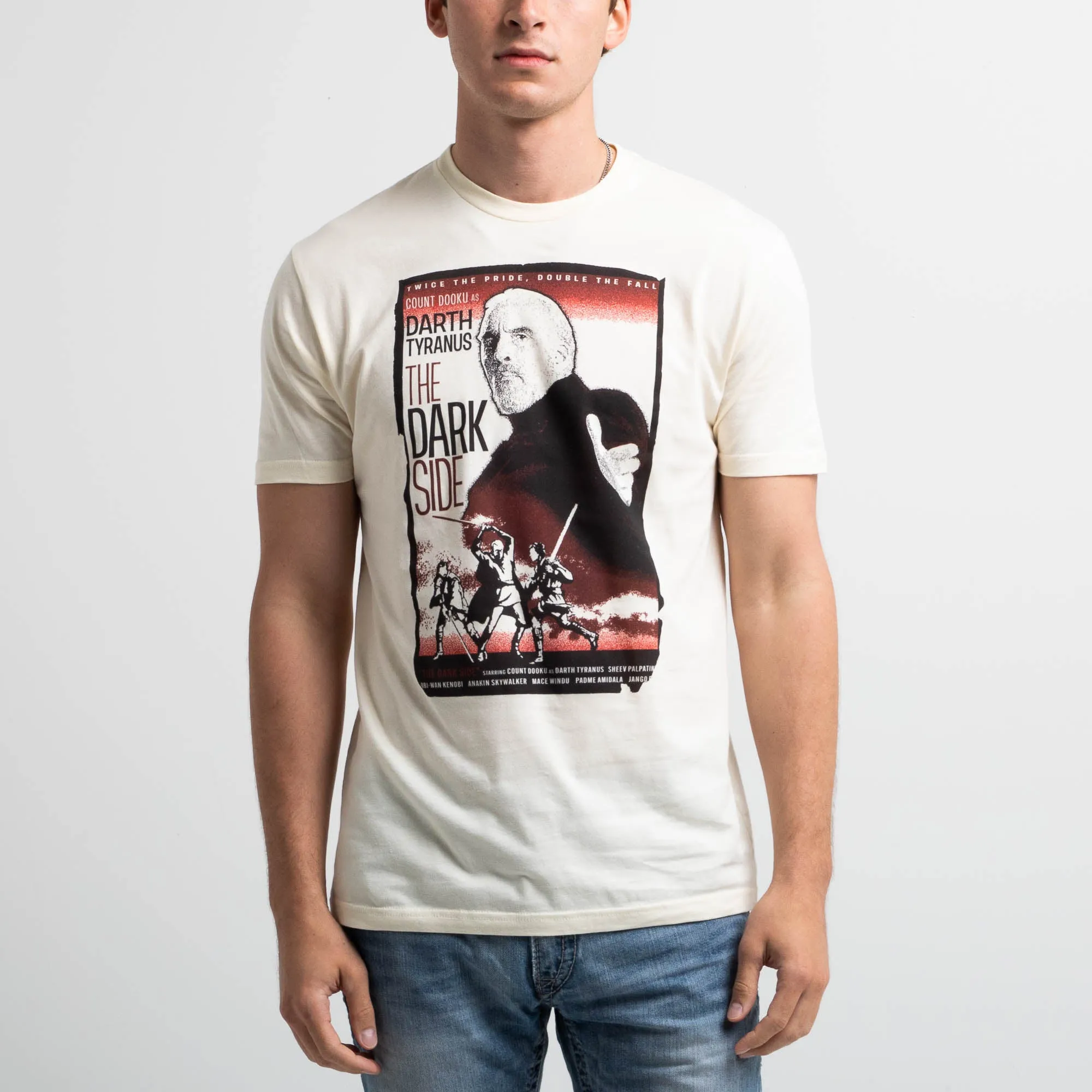 Darth Tyranus The Dark Side Grindhouse Natural Tee