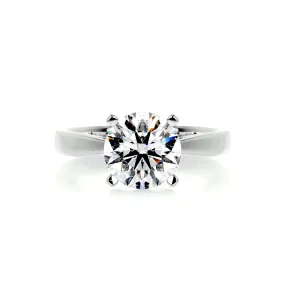 Diana Diamond Engagement Ring -18K White Gold