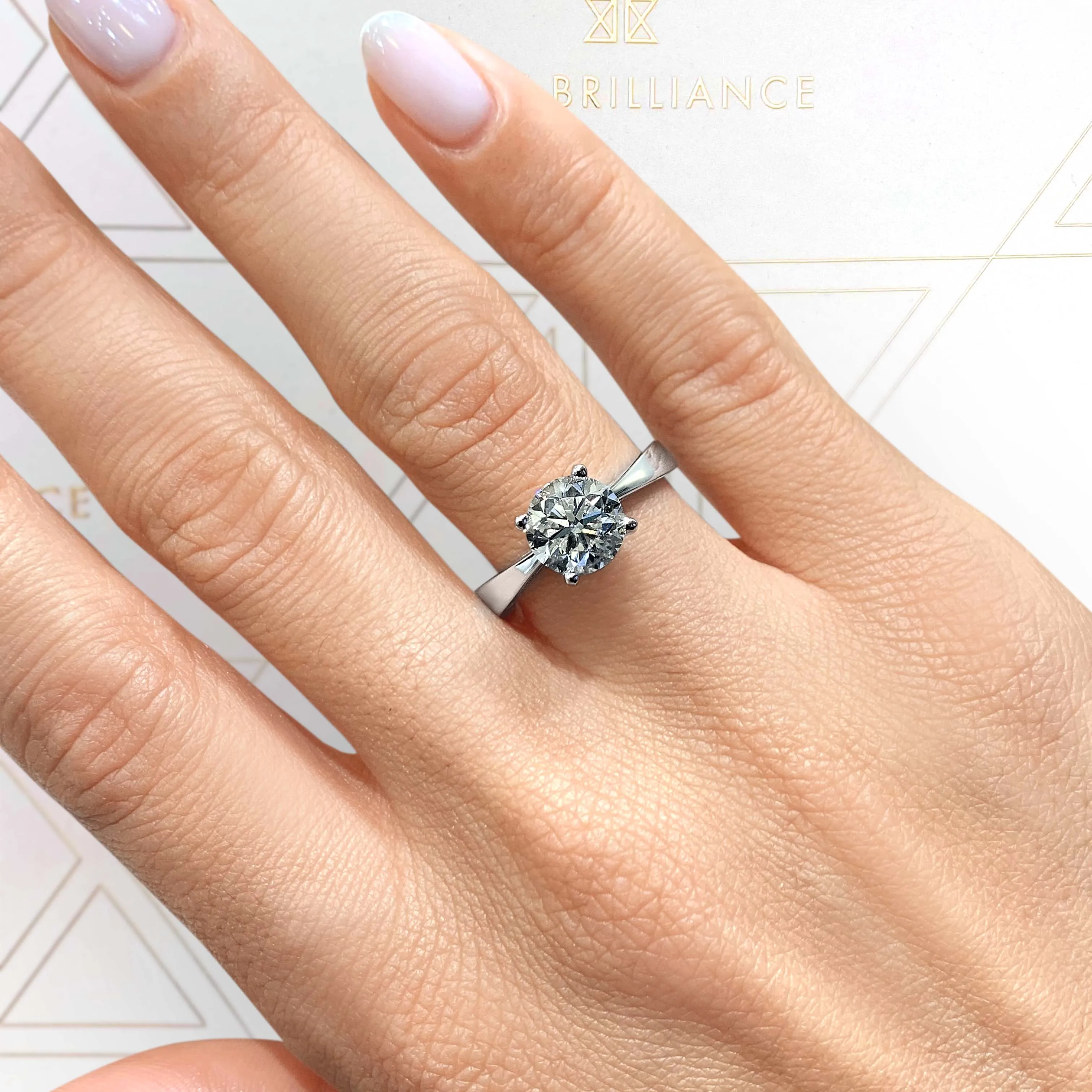 Diana Lab Grown Diamond Ring -Platinum