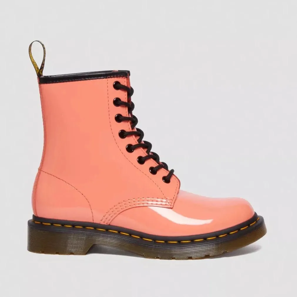 Dr. Martens Women's 1460 Patent - Coral Lucido