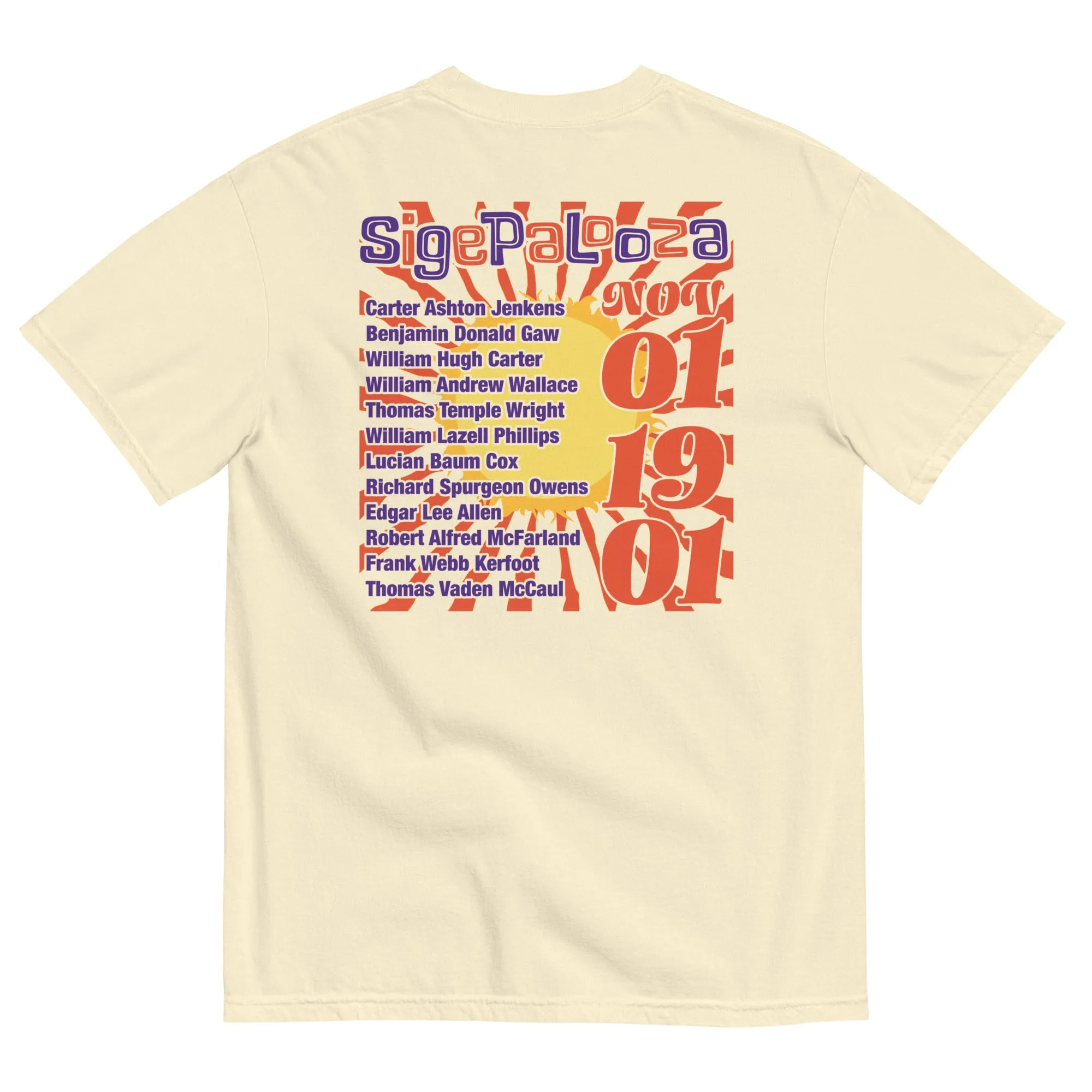 Drop 004: SigEp Palooza T-Shirt by Comfort Colors