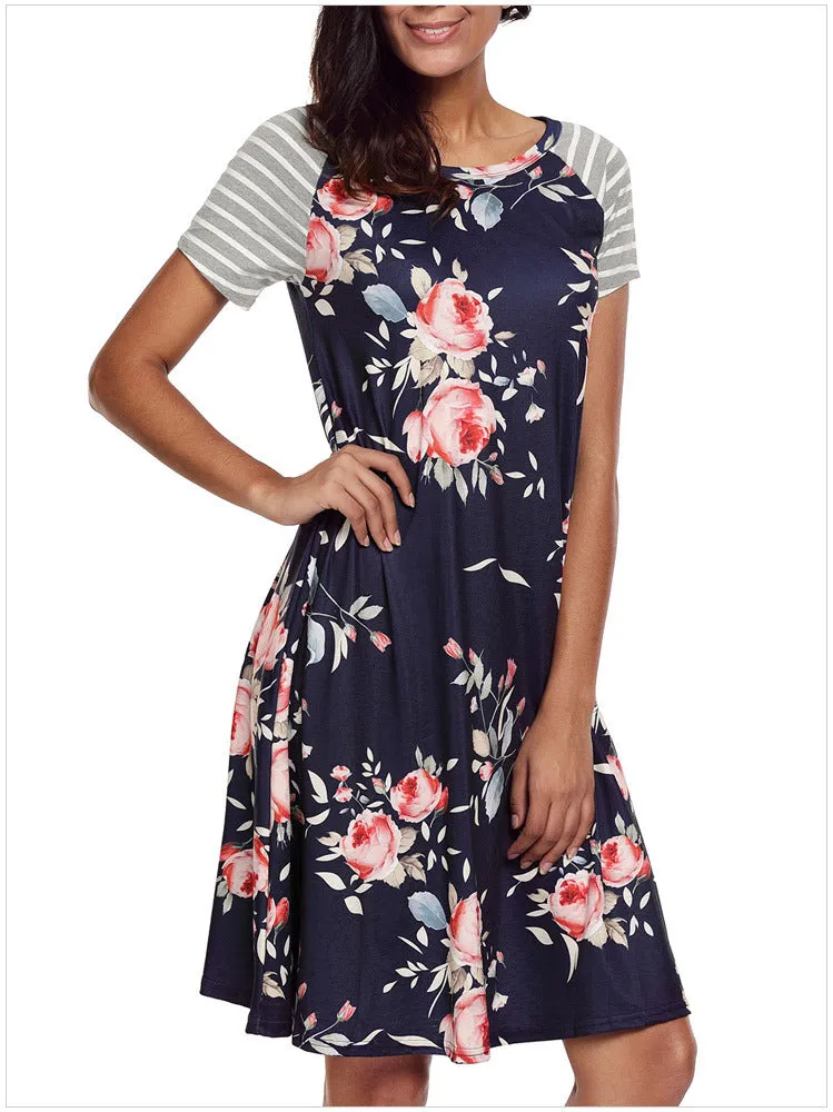 Floral  Causal Dress