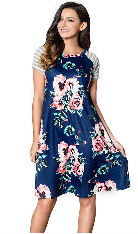 Floral  Causal Dress