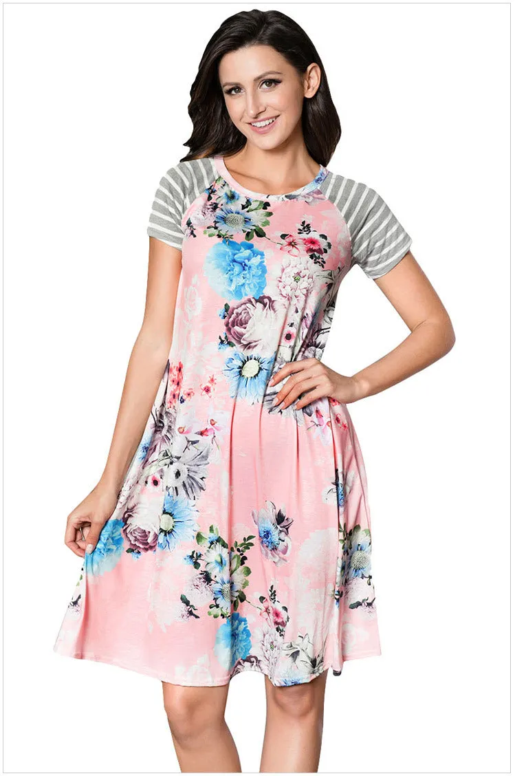 Floral  Causal Dress