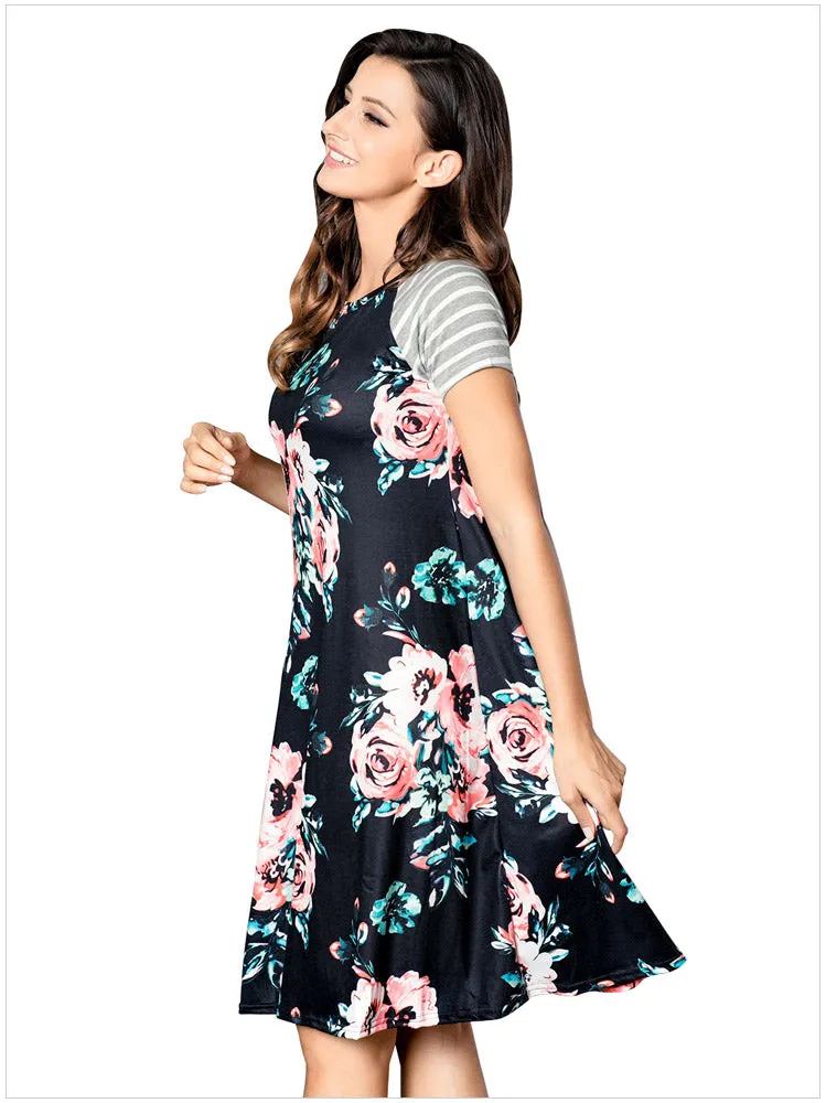 Floral  Causal Dress